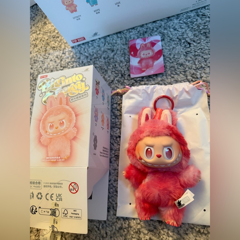 (Open Box) Labubu 3.0 Big into Energy Love